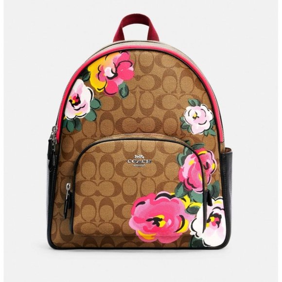 Coach vintage Rose Signature Backpack